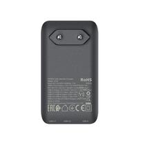 usb c 65w ikroviklis - Acefast A100 65W GaN 2 USB-C+ USB-A įkroviklis Ultra Slim - Juodas (Black) - 6 nuotrauka