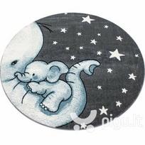 Vaikiškas kilimas Kids Blue 0560, 120x120 cm
