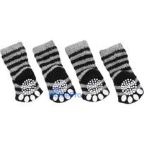 suns kojines - Karlie Flamingo Doggy Socks L Black/Grey - 4 nuotrauka