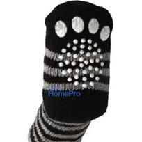 suns kojines - Karlie Flamingo Doggy Socks L Black/Grey - 5 nuotrauka