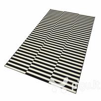 Hanse Home kilimas  Panel Black Cream, 80x300 cm