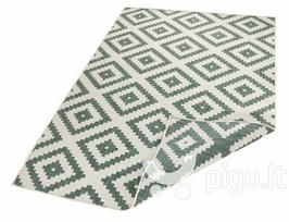 Bougari kilimas Malta Green Cream, 80x350 cm