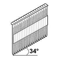 vinis essve - Pistoletinės vinys, 34°, 3,1 x 90 mm, blizgios, C1, 1200 vnt - 1 nuotrauka