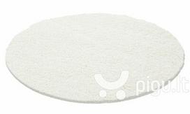 Apvalus NORE Shaggy kilimas Cream, 120x120 cm