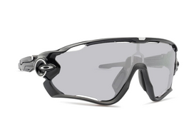oakley jawbreaker - Oakley Jawbreaker poliruoti juodi/skaidrūs iki juodos spalvos fotochrominiai dviratininkų akiniai 0OO9290 - 3 nuotrauka