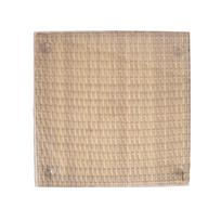 lauko stalai senukai - Lauko stalas Home4you Wicker, smėlio, 50 cm x 50 cm x 45 cm - 3 nuotrauka