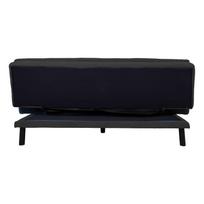 sofa lova home4you - Sofa-lova Home4you Roxy, tamsiai pilka, 189 x 88 cm x 91 cm - 4 nuotrauka