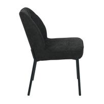 kedes valgomojo 5 - Valgomojo kėdė Home4you Zaylen, matinė, juoda sp., 63 cm x 48.5 cm x 84 cm - 7 nuotrauka