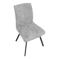 valgomojo kede kresliukas - Valgomojo kėdė Home4you Agata, matinė, pilka, 59 cm x 48 cm x 91 cm - 2 nuotrauka