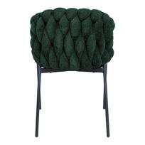 zalios valgomojo kedes - Valgomojo kėdė Home4you Kronos, matinė, žalia, 57 cm x 58 cm x 79 cm - 3 nuotrauka