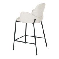 senukai kedes - Baro kėdė Home4you Damen, matinė, šviesiai smėlinė, 50 cm x 52 cm x 95 cm - 3 nuotrauka