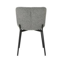 valgomojo kede kresliukas - Valgomojo kėdė Home4you Manolo 10553, matinė, pilka, 48 cm x 59 cm x 83 cm - 3 nuotrauka