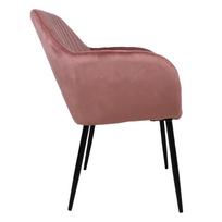 senukai kedes - Valgomojo kėdė Home4you Evelin 10325, matinė, rožinė, 60 cm x 57 cm x 82 cm - 5 nuotrauka