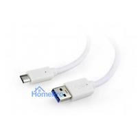 usb 3 0 3m - AmberIn USB A - USB C, 3.0 3m White - 2 nuotrauka