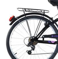 dviratos moteriskas - Miesto dviratis Aurelia Summertime 26", juodas - 3 nuotrauka