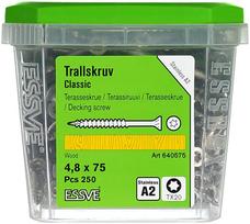 essve a2 - Medsraigčiai Essve, 4,8 x 75 mm, A2, TX, 250 vnt. - 4 nuotrauka