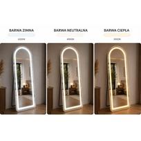 pastatomas veidrodis - Veidrodis su LED apšvietimu NEW YORK WA-L01, 160×50 cm - 3 nuotrauka