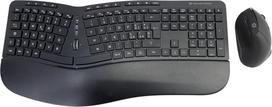 wireless mouse keyboard - Conceptronic ORAZIO02IT Wireless Keyboard+Mouse ERGO IT Juoda (Black) - 2 nuotrauka