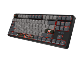 magnetic game - Fury Kanabo K6 Žaidimų Klaviatūra Laidinė US RGB Magnetinė Juoda-Pilka (Black/Grey) - 2 nuotrauka
