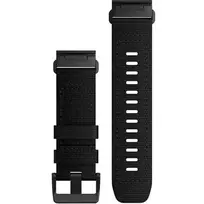 garmin dirzelis - Garmin QuickFit 26mm Nailono laikrodžio apyrankė, juoda (Black) - 2 nuotrauka