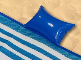 papludimio kilimelis - ATL Neperšlampamas paplūdimio kilimėlis, mėlynas (Blue) - 3 nuotrauka