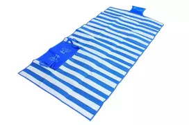 papludimio kilimelis - ATL Neperšlampamas paplūdimio kilimėlis, mėlynas (Blue) - 4 nuotrauka