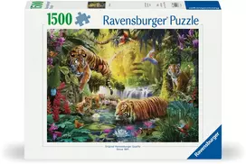 Ravensburger Tranquil Tigers, 60 x 80 cm, 1500 det.