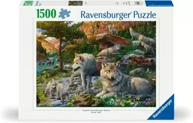 Ravensburger Wolves In Spring, 60 x 80 cm, 1500 det.