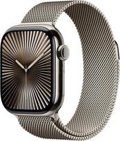 Apple Watch Series 10 GPS + Cellular 46mm Natural Titanium (pilkas)