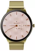 aukso laikrodziai - Garett Verona 2 Glow 43 mm Gold Steel (auksinis) - 1 nuotrauka