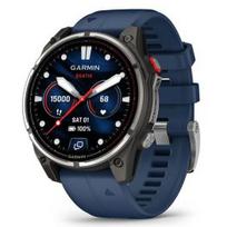Garmin Quatix 8 Pro 47 mm AMOLED Marine GPS Black/ Blue (juodas/ mėlynas)
