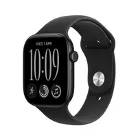 Apple Watch Series 12 GPS 46mm Black Aluminium Case with Black Sport Band (juodas)