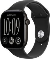 Apple Watch Series 12 GPS + Cellular 46mm Black Aluminium Case with Black Sport Band (juodas)