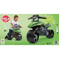 vaikiskas paspiriamas motociklas - Paspiriamas motociklas FALK Racing, žalias (Green) - 2 nuotrauka
