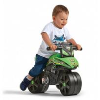 vaikiskas paspiriamas motociklas - Paspiriamas motociklas FALK Racing, žalias (Green) - 5 nuotrauka