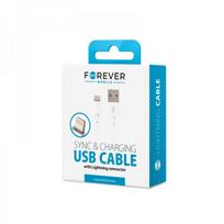 usb data cable - Forever USB To Lightning Data&Charging Cable Analog White - 2 nuotrauka