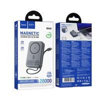 magsafe baterija - Hoco Q44A 20000mAh 45W Magnetic Juodas (Black) - 2 nuotrauka