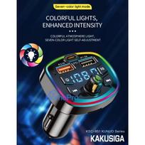 fm moduliatorius - Kaku KSC-851 Bluetooth FM siųstuvas QC 3.0 Juodas (Black) - 3 nuotrauka