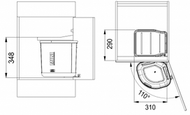 mini siuksliadeze - Franke Sorter Mini (121.0176.518) - 2 nuotrauka