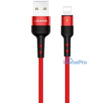usa adapteriai - Usams U26 USB-A to Lightning 1m Red - 2 nuotrauka