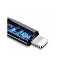 lightning usb a laidas - Usams Kabel power-off U-Sun Lightning Black - 2 nuotrauka