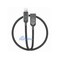 lightning usb a laidas - Usams Kabel power-off U-Sun Lightning Black - 4 nuotrauka