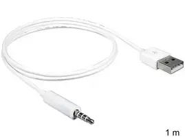 2 5 1 1m - Delock USB-A į 3.5 mm Jack kabelis 1m Juodas (Black) - 3 nuotrauka