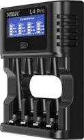 5v baterija usb - Xtar L4 PRO USB-C Li-ion/Ni-MH baterijų įkroviklis Juodas (Black) - 4 nuotrauka