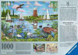 puzzle deliones 1000 - Ravensburger Life Along The Broads 12001716, 1000 det. - 2 nuotrauka