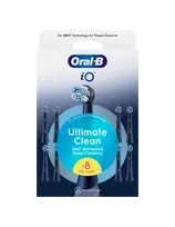 oral b braun galvutes - Oral-B iO UltimateClean, juodos (Black), 8 vnt. - 2 nuotrauka