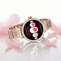 ismanus moteriskas laikrodis - Stelio STSWL102GD Lusso GEM AI Womens Smartwatch + YES Bracelet Gold (auksinis) - 3 nuotrauka
