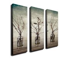 Mioli Decor 3 Dalių Paveikslas Vazos 20x70cm