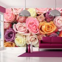 Fototapetas Artgeist Pastel Roses, 270 cm x 450 cm