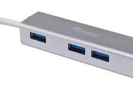 usb sakotuvas 3 2 - Equip USB-Hub 4-Port 3.2/C->4x3.0 5Gbps o.įkroviklis si - 2 nuotrauka